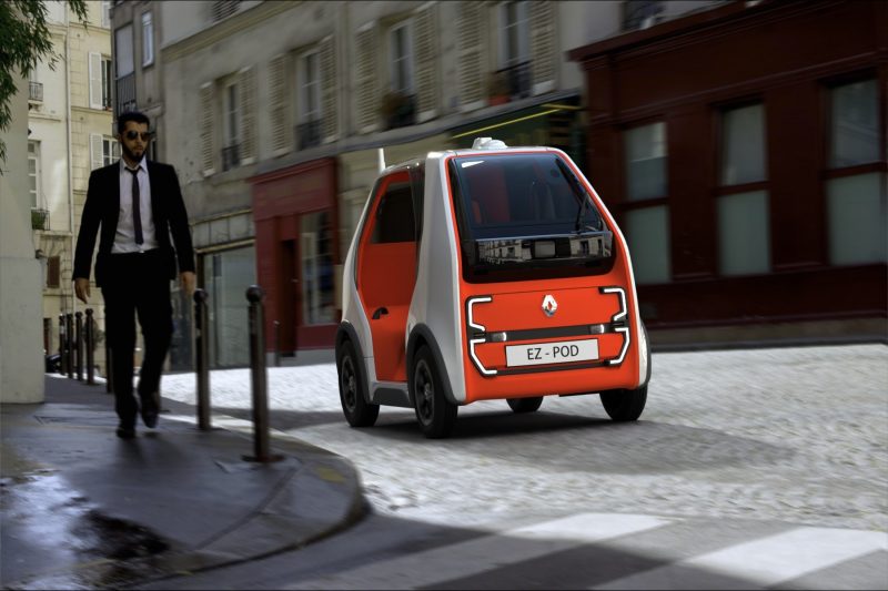RENAULT EZ-POD: Hızlı ulaşım ve kurye hizmetine yönelik konsept araç